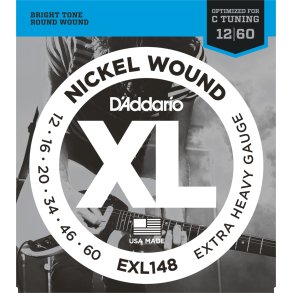 D'Addario EXL148, 012 - 060 (Drop C tuning)